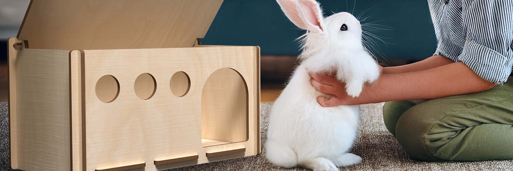 BUNNY SHELTER II Natural Birch Plywood